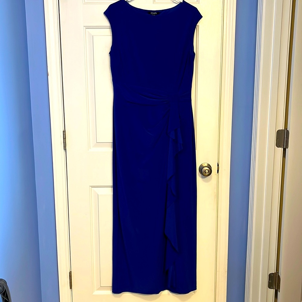 Chaps Royal Blue Special Occasion Dress